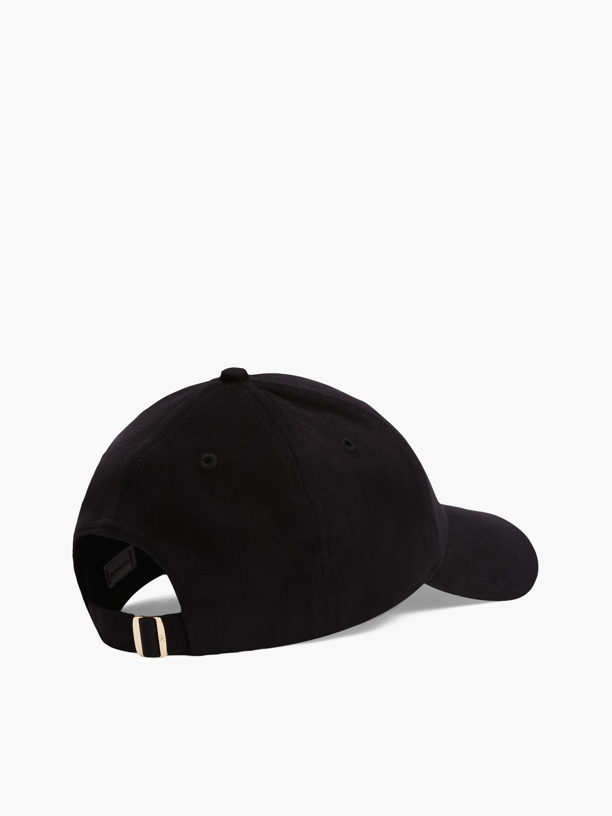 Chic TH Monogram Plaque Baseball Cap — Black