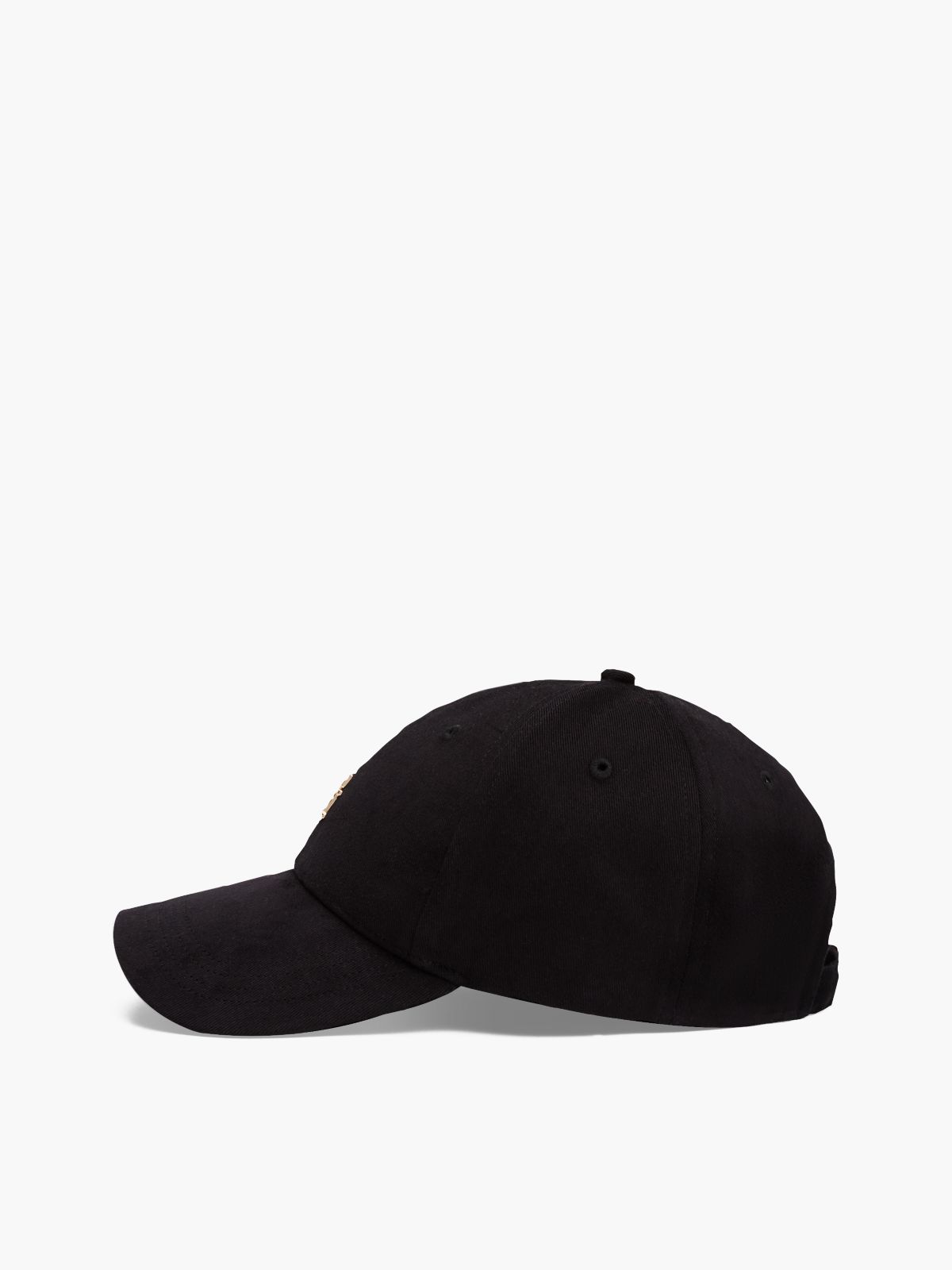Chic TH Monogram Plaque Baseball Cap — Black