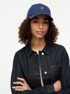 Chic TH Monogram Plaque Baseball Cap — Blue 4