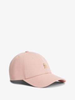 Chic TH Monogram Plaque Baseball Cap — Pink 1