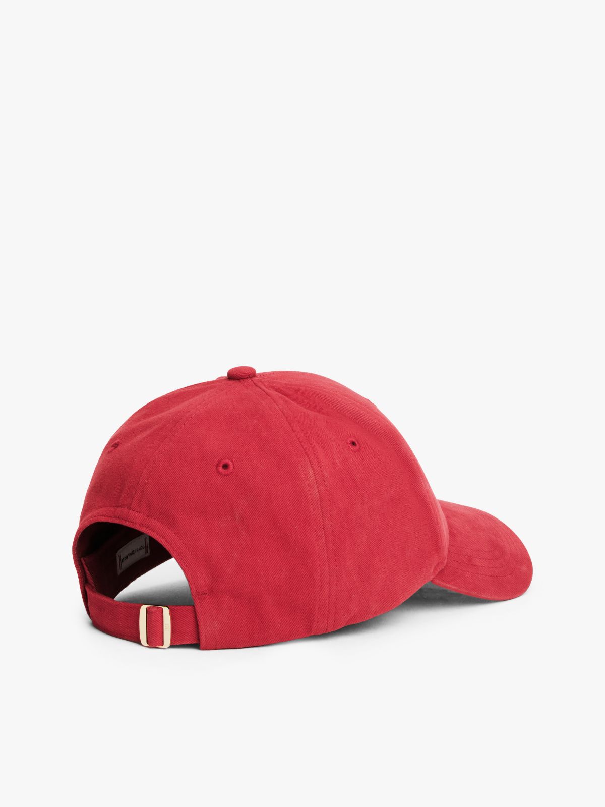 Chic TH Monogram Plaque Baseball Cap — Red