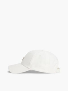 Chic TH Monogram Plaque Baseball Cap — White 3