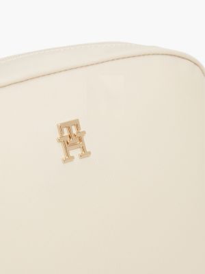 petit sac bandoulière popette beige pour femmes tommy hilfiger