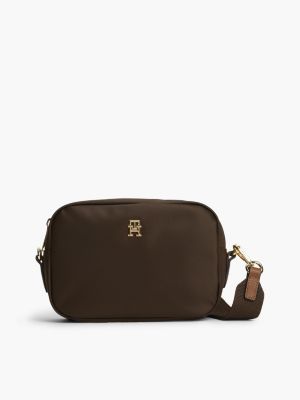petit sac bandoulière popette brown pour femmes tommy hilfiger
