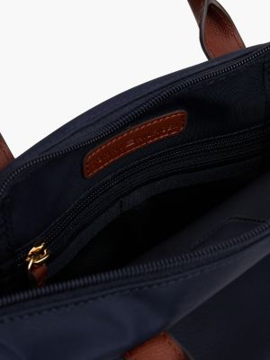 blue popette crossbody tote bag for women tommy hilfiger