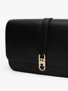 TH Monogram Flap Crossbody Bag — Black 3