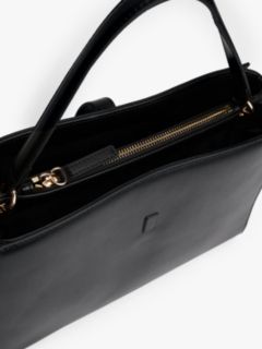 TH Monogram Crossbody Satchel — Black 4