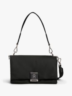 Webbing Strap Crossbody Bag — Black 1