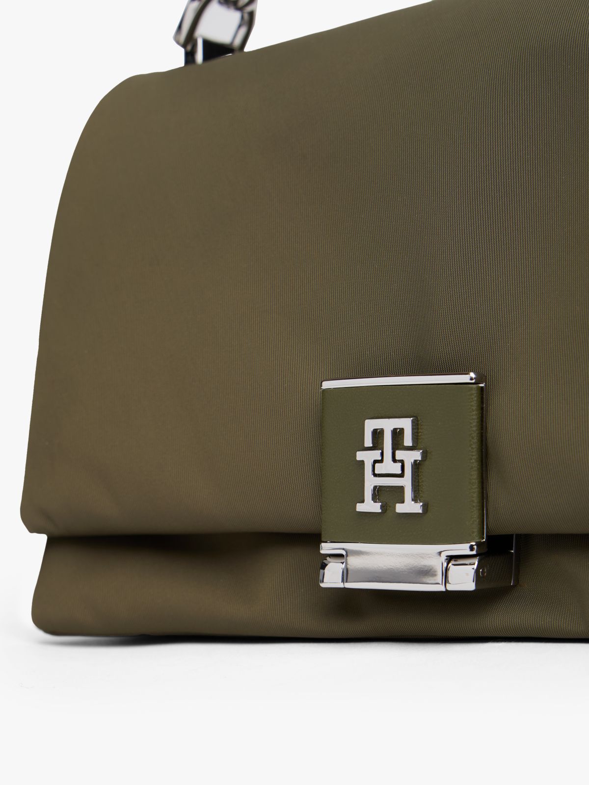 Webbing Strap Crossbody Bag — Green