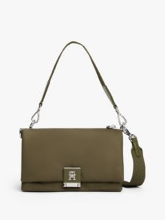 Webbing Strap Crossbody Bag — Green 1