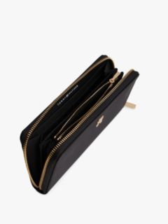 Soft Zip-Around Wallet — Black 4