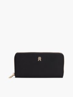 Soft Zip-Around Wallet — Black 1
