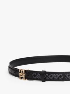 Modern TH Monogram Jacquard Belt — Black 3