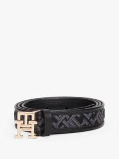 Modern TH Monogram Jacquard Belt — Black 4