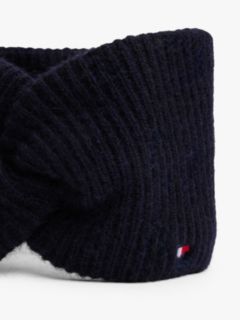 Hilfiger Flag Fuffy Twist Headband With Wool — Blue 3