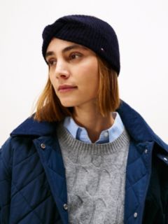 Hilfiger Flag Fuffy Twist Headband With Wool — Blue 4
