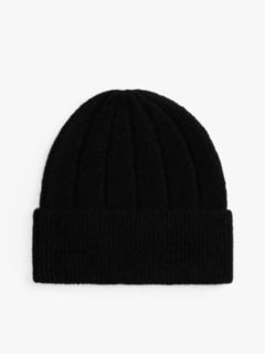 Hilfiger Flag Fluffy Beanie With Wool — Black 2
