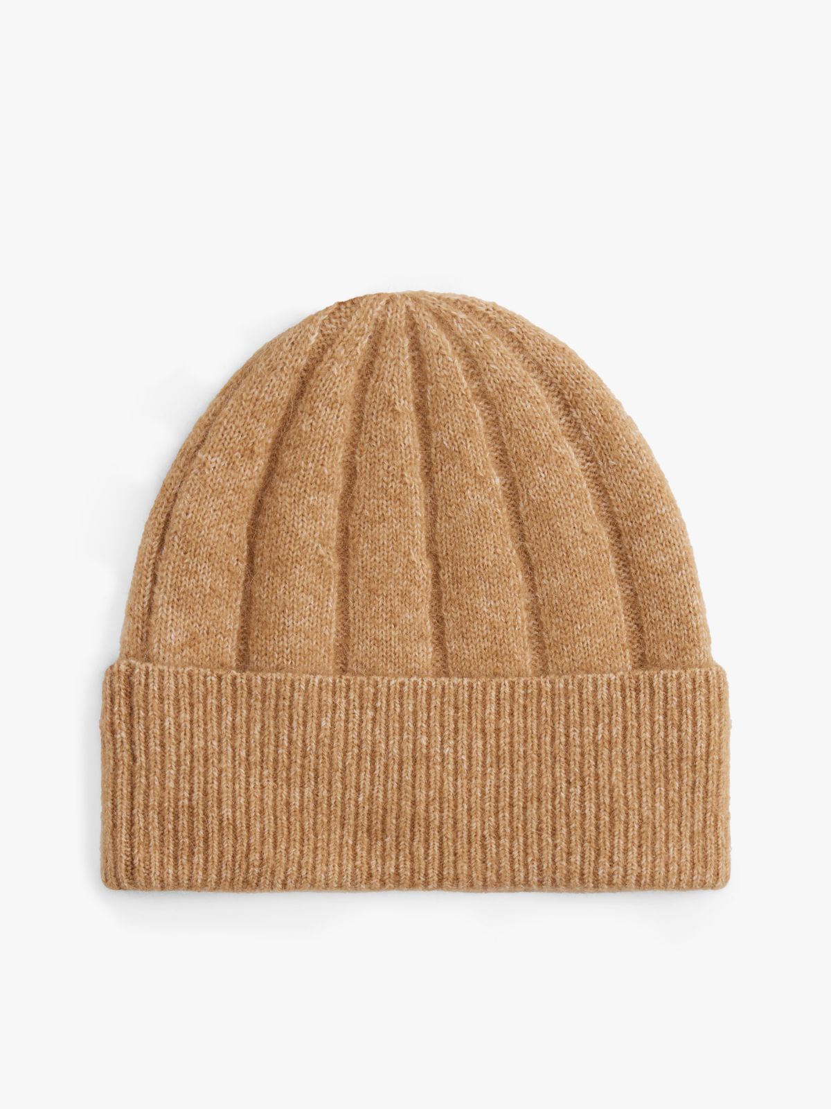 Hilfiger Flag Fluffy Beanie With Wool — Beige