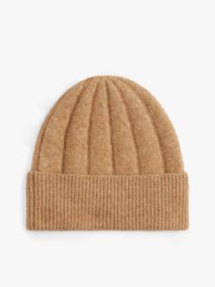 Hilfiger Flag Fluffy Beanie With Wool — Beige 2