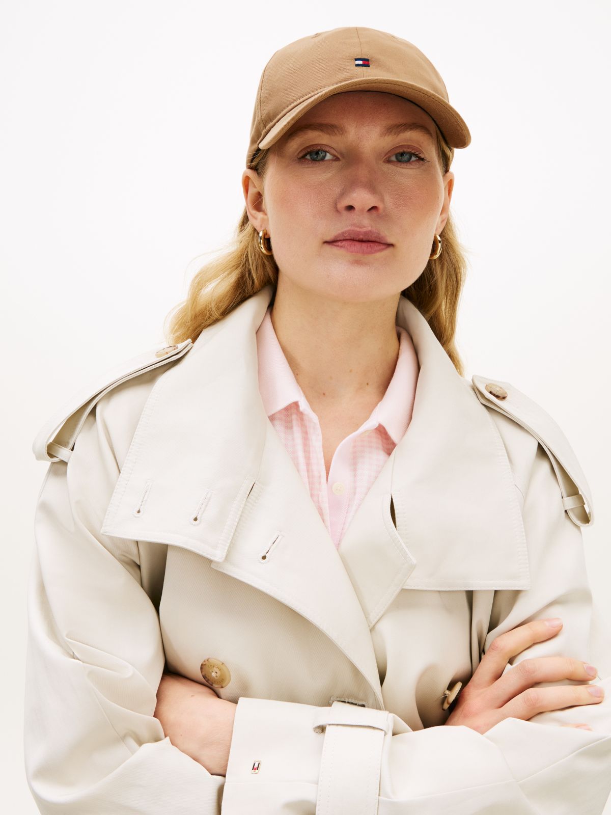 Hilfiger Flag Soft Baseball Cap — Khaki