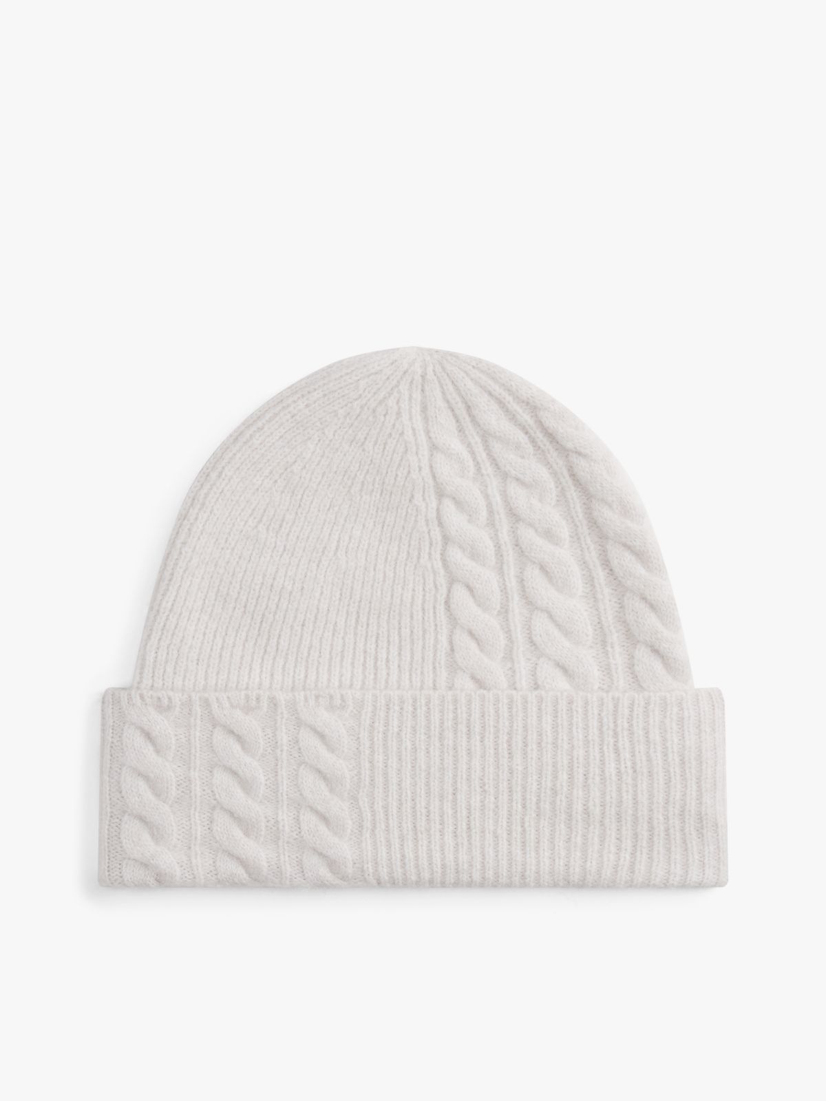 Chic Fluffy Beanie With Wool — White