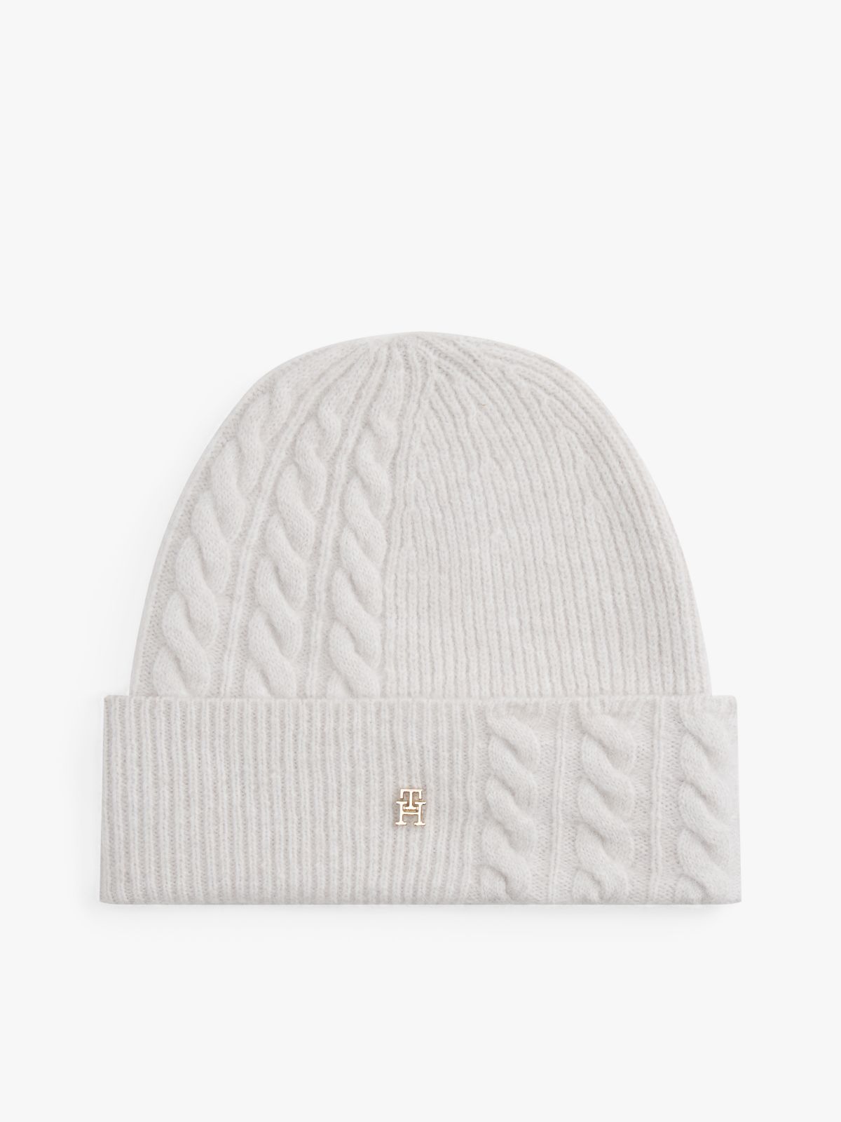 Chic Fluffy Beanie With Wool — White