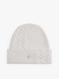 Chic Fluffy Beanie With Wool — White 1