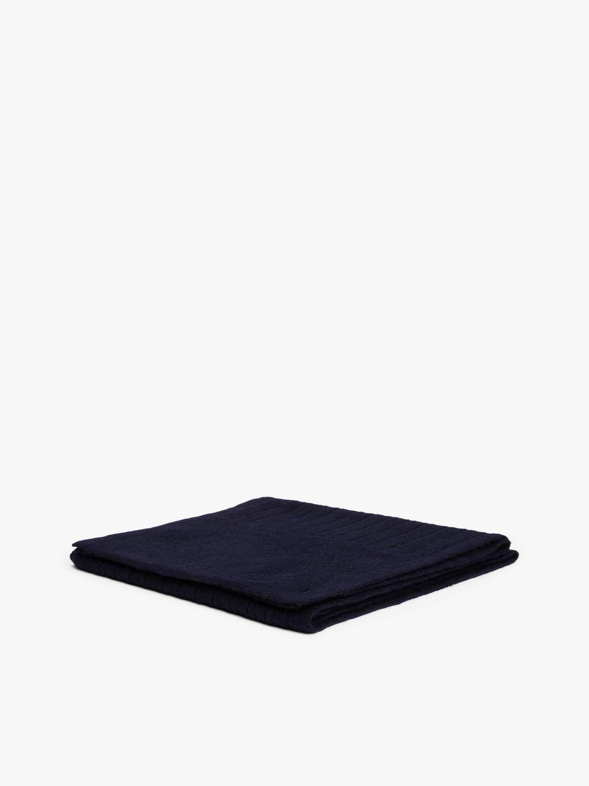 Hilfiger Flag Fluffy Scarf With Wool — Blue