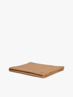 Hilfiger Flag Fluffy Scarf With Wool — Beige 3