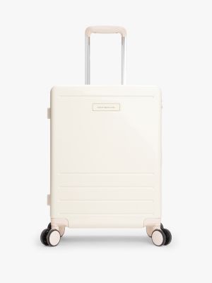 valise cabine rigide brillante blue pour femmes tommy hilfiger