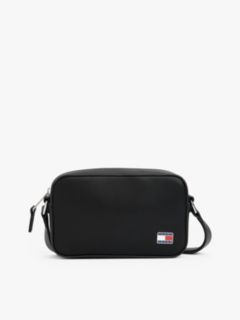 Logo Plaque Crossbody Camera Bag — Black 1