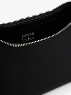Logo Plaque Shoulder Bag — Black 4
