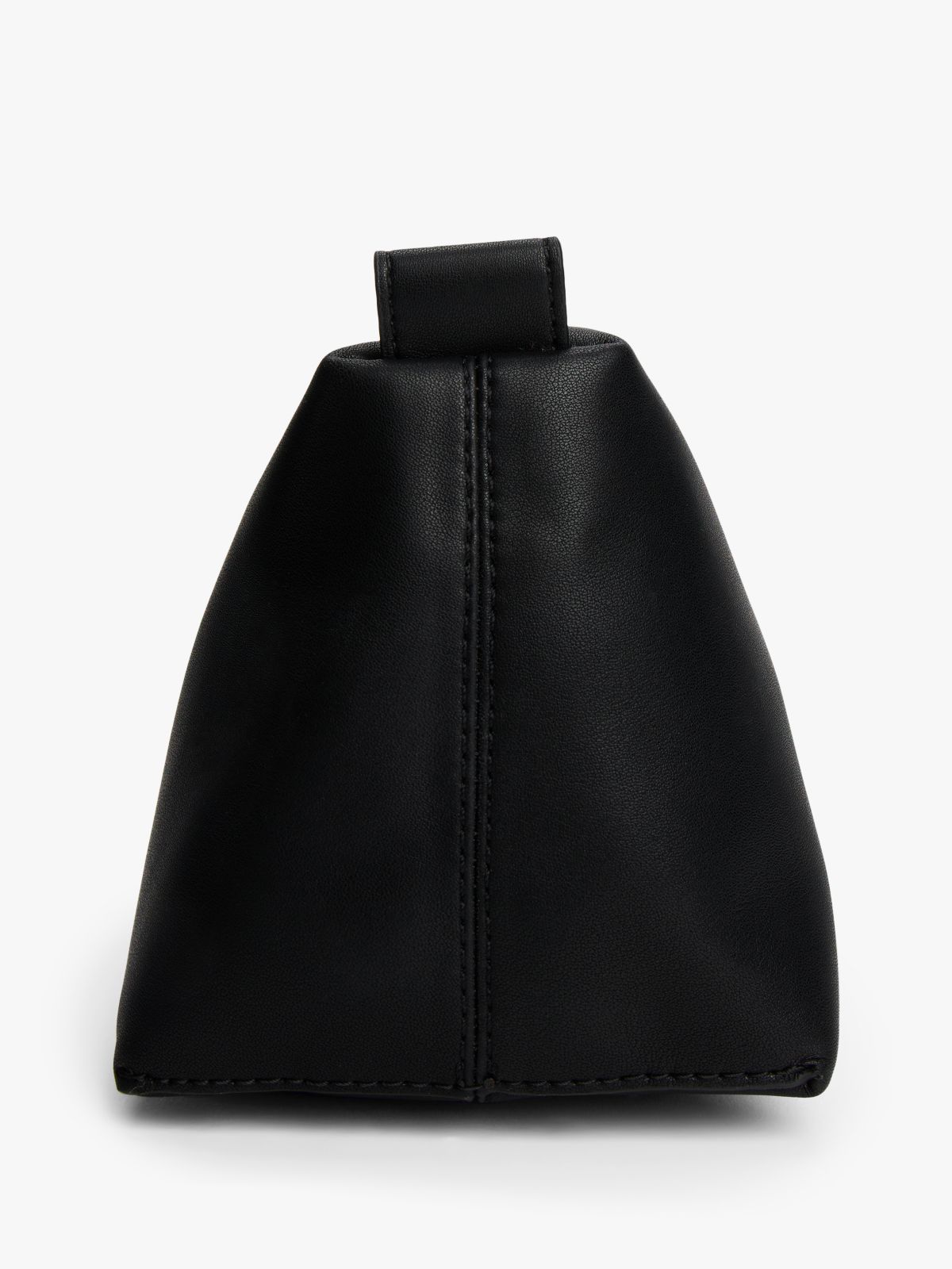 Logo Plaque Washbag — Black