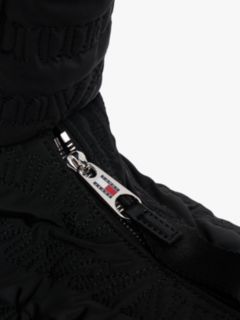 Logo Quilted Hobo Bag — Black 3
