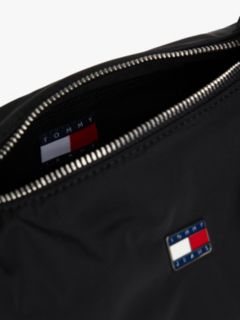 Logo Plaque Padded Shoulder Bag — Black 4