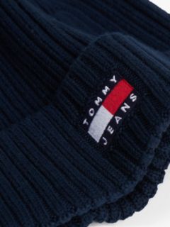 Heritage Logo Knit Beanie — Blue 3