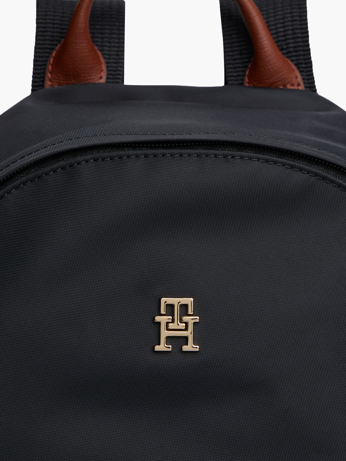 TH Monogram Dome Backpack — Black