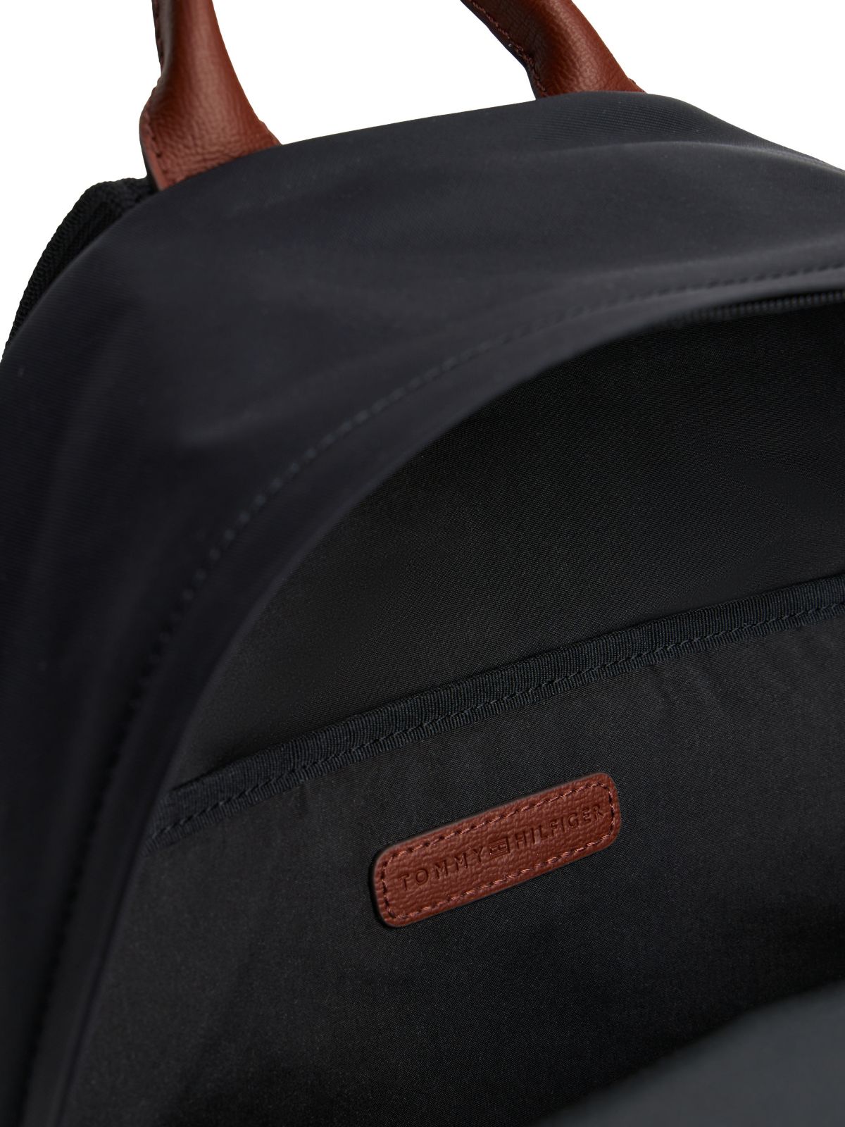 TH Monogram Dome Backpack — Black