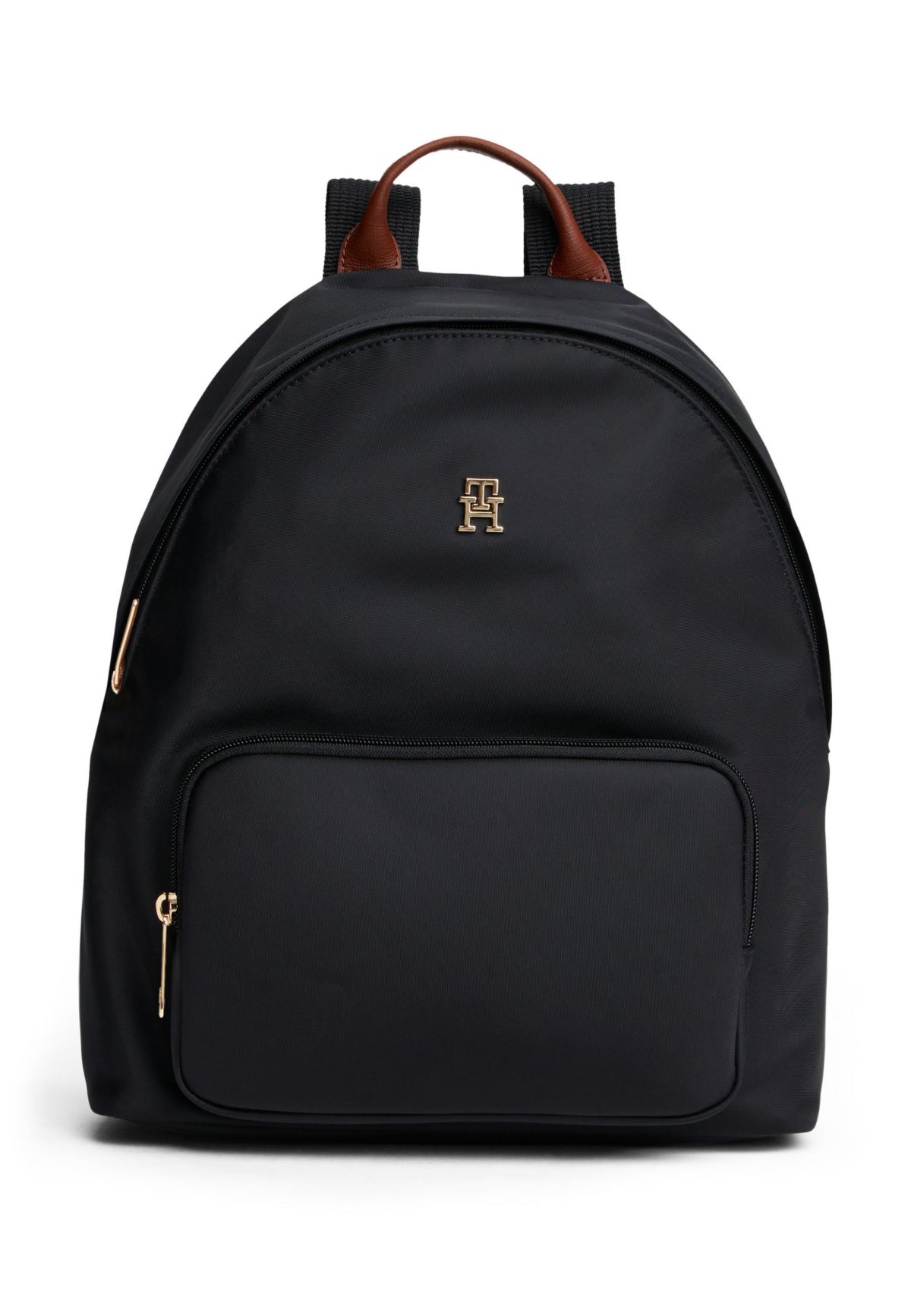 TH Monogram Dome Backpack — Black