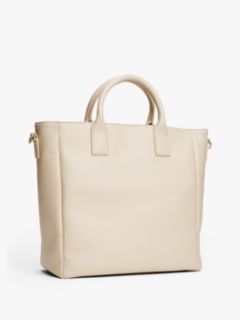 Casual Logo Webbing Crossbody Tote Bag — Beige 2