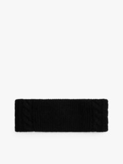 Chic Wool Blend Headband — Black 2