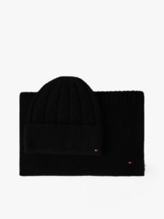 Fluffy Beanie And Scarf Gift Box — Black 2