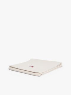 Heritage Rib-Knit Scarf — Beige 3