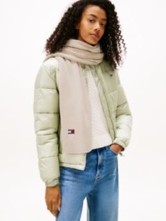 Heritage Rib-Knit Scarf — Beige 4
