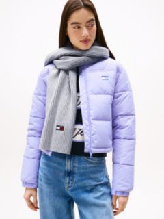 Heritage Rib-Knit Scarf — Grey 4