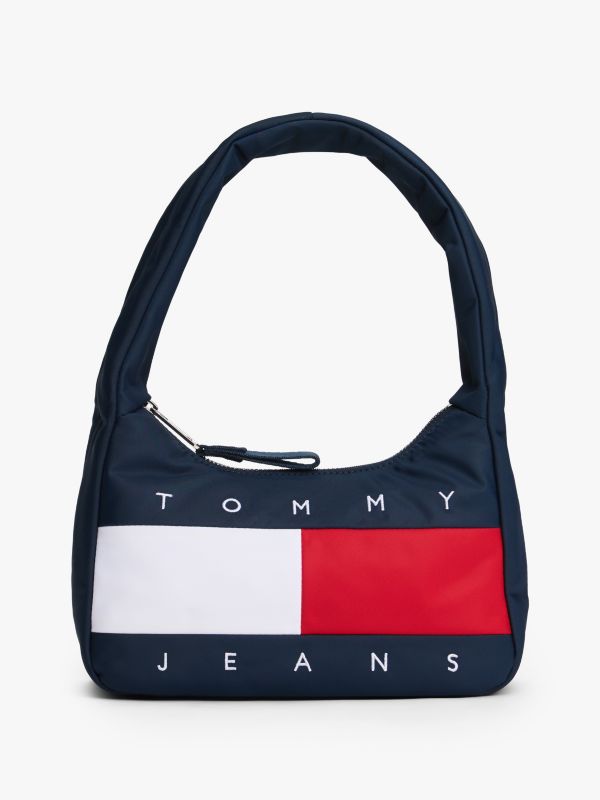 Archive Logo Shoulder Bag — Blue