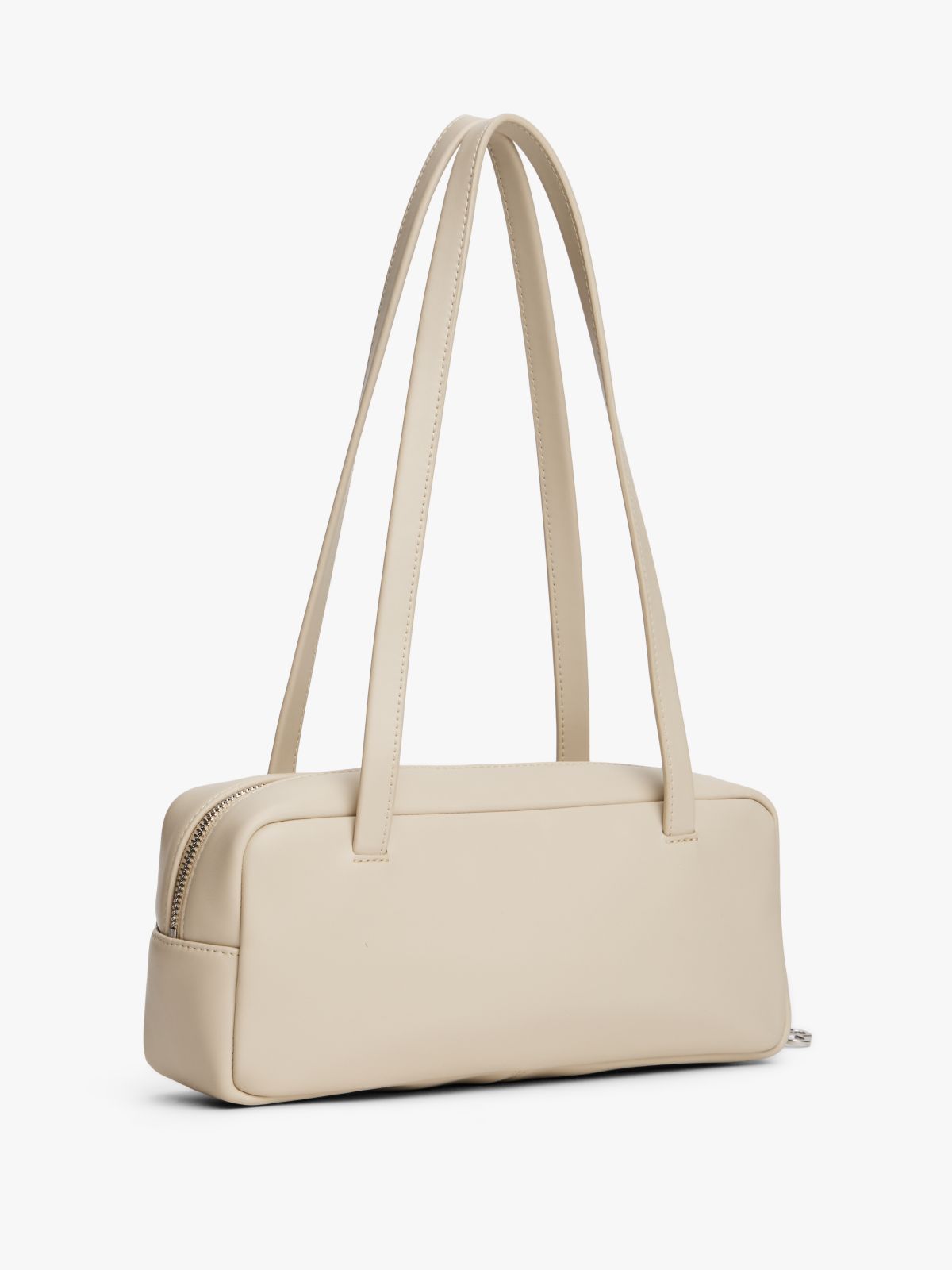City Logo Shoulder Bag — Beige