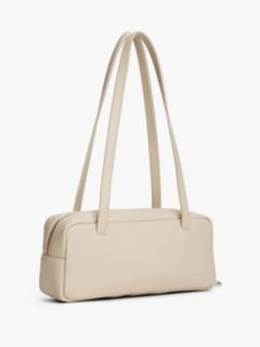 City Logo Shoulder Bag — Beige 2