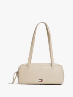 City Logo Shoulder Bag — Beige 1