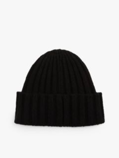 Heritage Plaque Wool Blend Beanie — Black 2